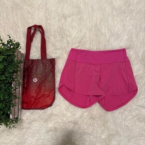 Lululemon Pink Shorts 4 Tall